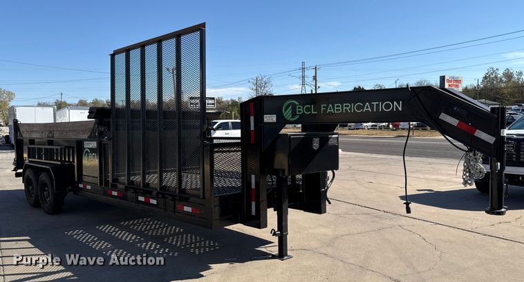 image for item EU5393 2024 BCL Fabrication landscape dump trailer
