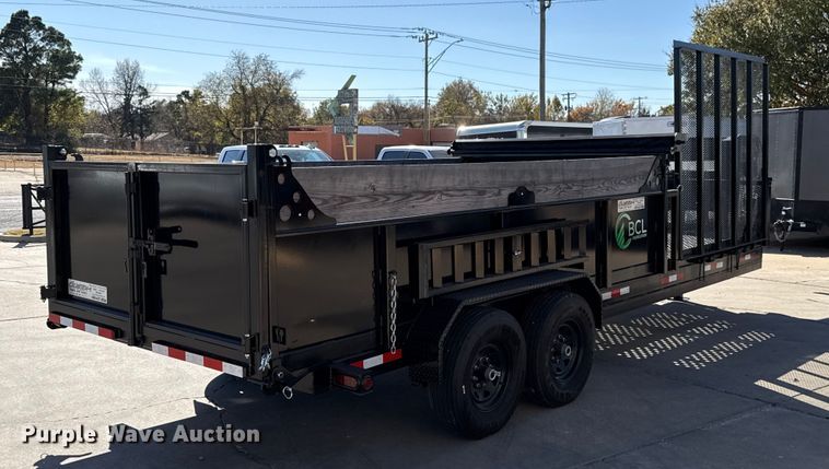 image for item EU5393 2024 BCL Fabrication landscape dump trailer