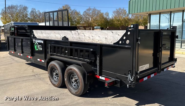 image for item EU5393 2024 BCL Fabrication landscape dump trailer