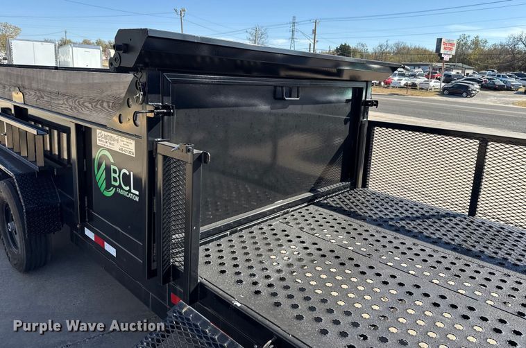 image for item EU5393 2024 BCL Fabrication landscape dump trailer