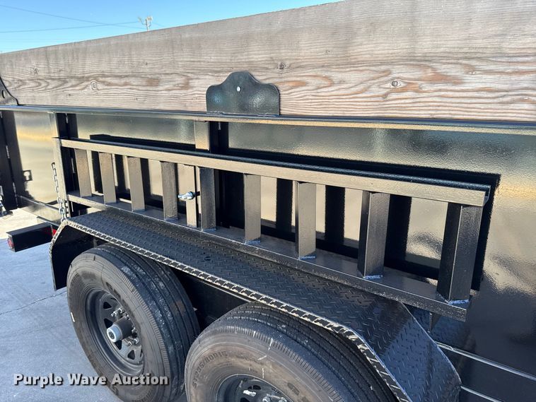 image for item EU5393 2024 BCL Fabrication landscape dump trailer