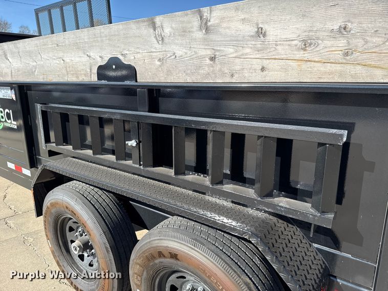 image for item EU5393 2024 BCL Fabrication landscape dump trailer