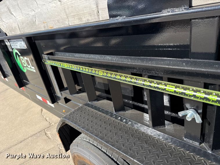 image for item EU5393 2024 BCL Fabrication landscape dump trailer