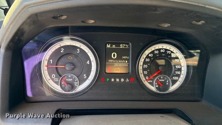 image for item EU5400 2014 RAM 3500 Crew Cab flatbed pickup truck