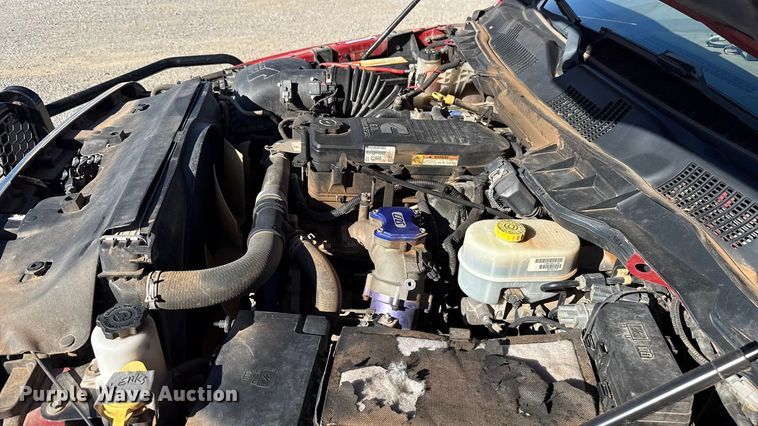 image for item EU5400 2014 RAM 3500 Crew Cab flatbed pickup truck