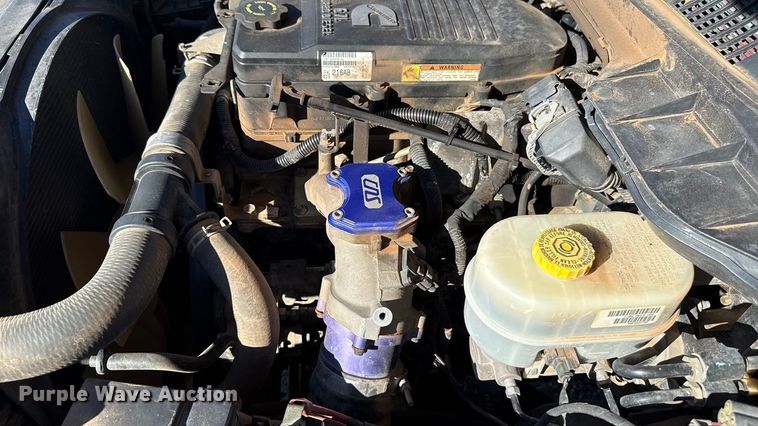 image for item EU5400 2014 RAM 3500 Crew Cab flatbed pickup truck