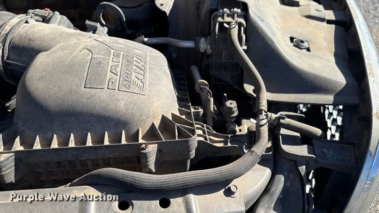 image for item EU5401 2014 RAM 3500 Crew Cab flatbed pickup truck