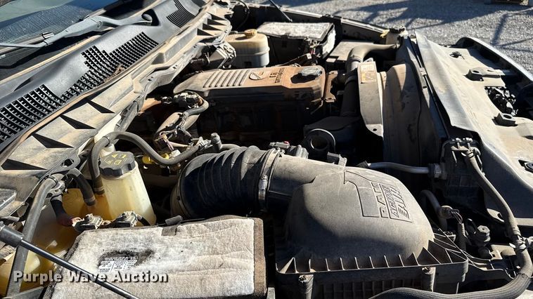 image for item EU5401 2014 RAM 3500 Crew Cab flatbed pickup truck