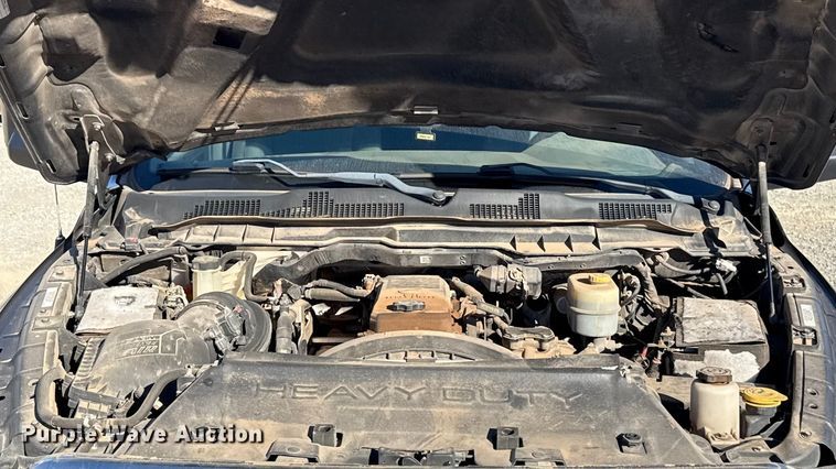 image for item EU5401 2014 RAM 3500 Crew Cab flatbed pickup truck