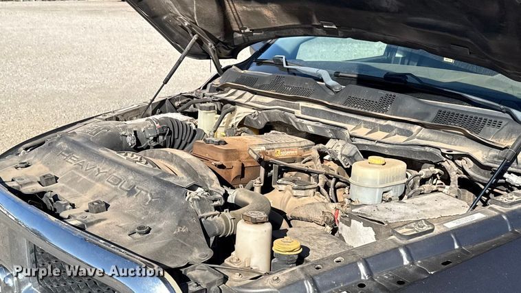 image for item EU5401 2014 RAM 3500 Crew Cab flatbed pickup truck