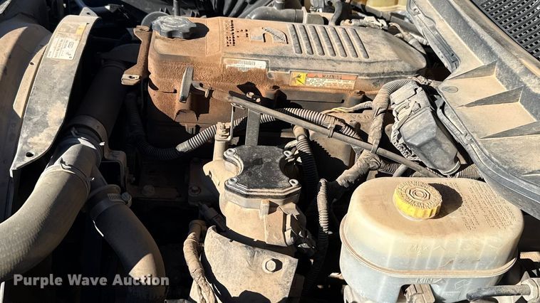 image for item EU5401 2014 RAM 3500 Crew Cab flatbed pickup truck