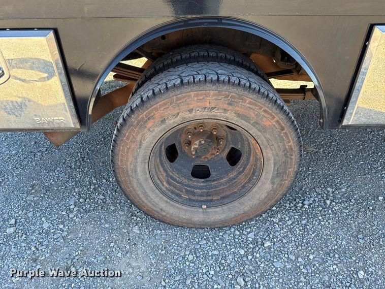 image for item EU5401 2014 RAM 3500 Crew Cab flatbed pickup truck