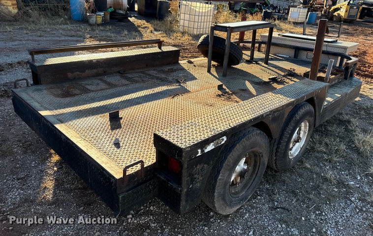 image for item EU5433 Shop built utility trailer