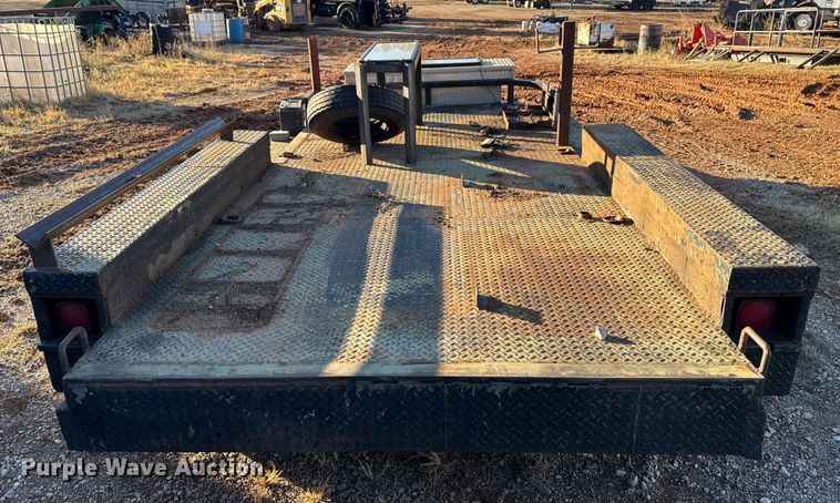 image for item EU5433 Shop built utility trailer