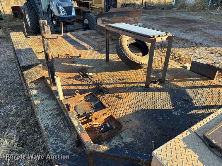 image for item EU5433 Shop built utility trailer