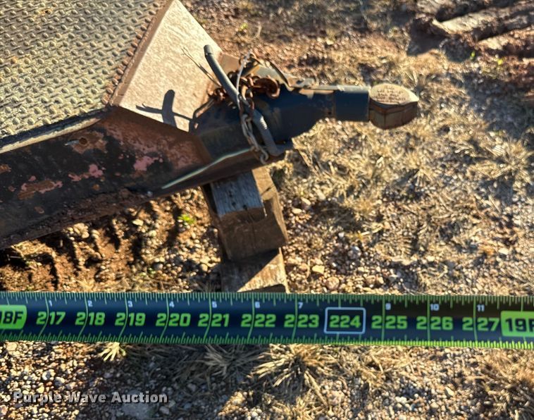 image for item EU5433 Shop built utility trailer