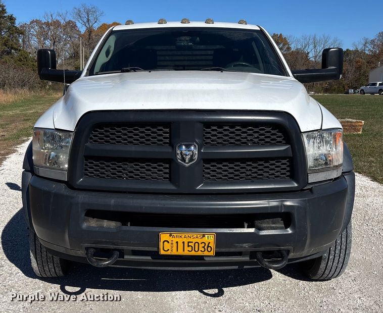 image for item EV3263 2014 RAM 5500 flatbed truck