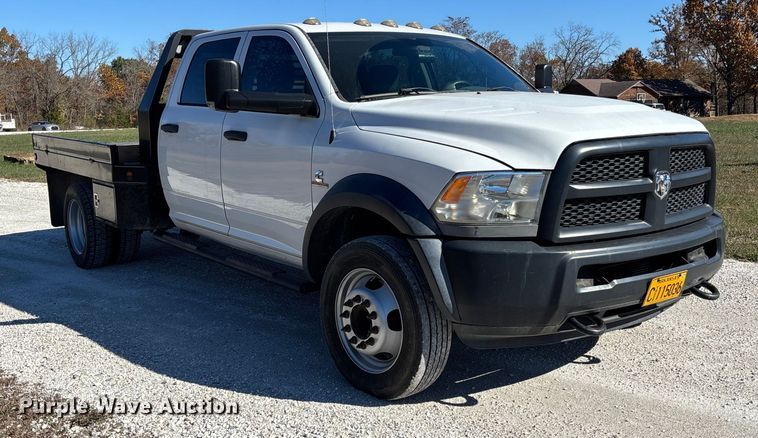 image for item EV3263 2014 RAM 5500 flatbed truck