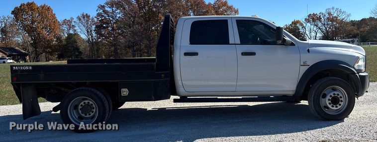 image for item EV3263 2014 RAM 5500 flatbed truck