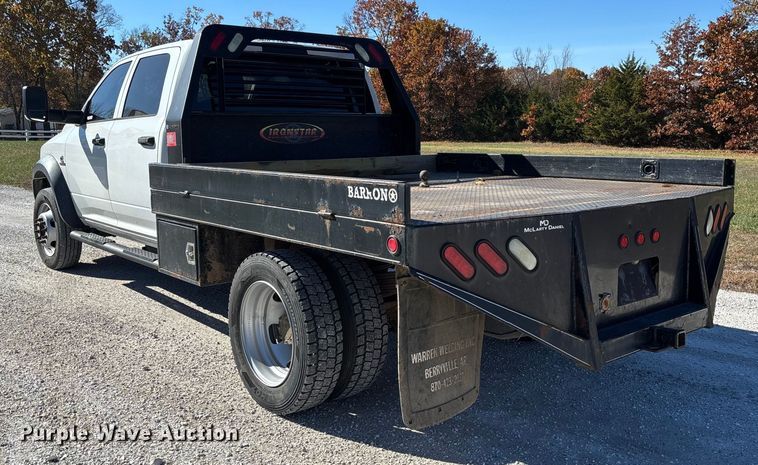 image for item EV3263 2014 RAM 5500 flatbed truck