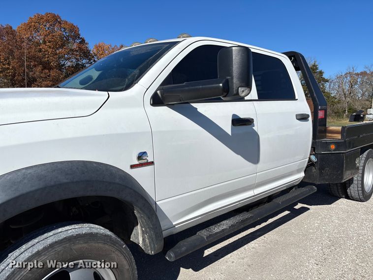 image for item EV3263 2014 RAM 5500 flatbed truck