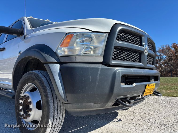 image for item EV3263 2014 RAM 5500 flatbed truck