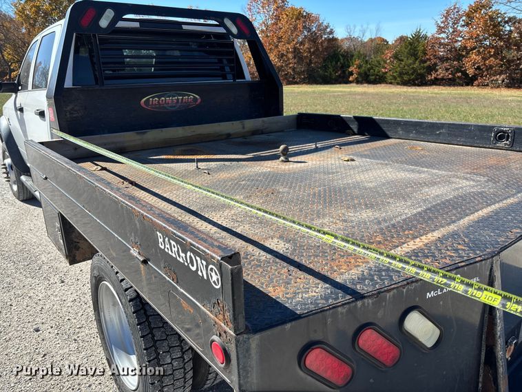 image for item EV3263 2014 RAM 5500 flatbed truck