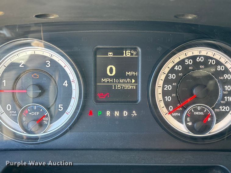 image for item EV3263 2014 RAM 5500 flatbed truck