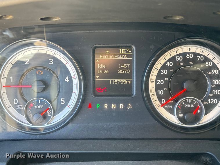 image for item EV3263 2014 RAM 5500 flatbed truck