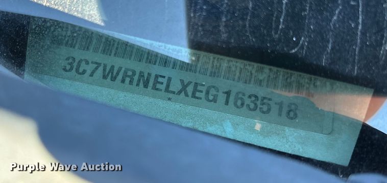 image for item EV3263 2014 RAM 5500 flatbed truck