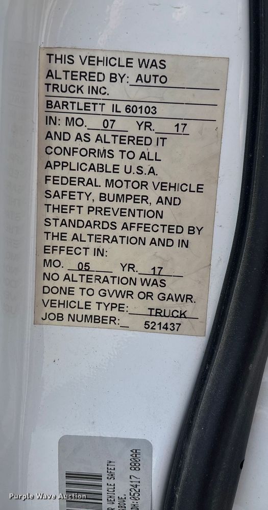 image for item EV3270 2017 RAM 3500 Crew Cab pickup truck