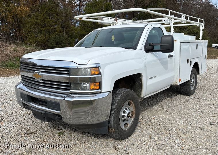 image for item EV3273 2016 Chevrolet Silverado 2500HD utility bed pickup truck