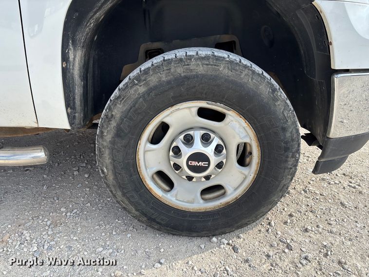 image for item EV3316 2013 GMC Sierra 2500 Ext. Cab utility bed pickup truck