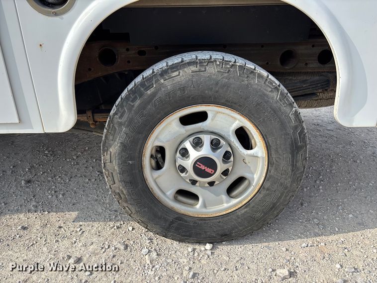 image for item EV3316 2013 GMC Sierra 2500 Ext. Cab utility bed pickup truck