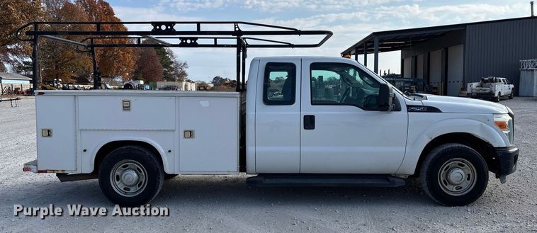 image for item EV3317 2012 Ford F250 Super Duty Extended Cab Utility Bed Pickup