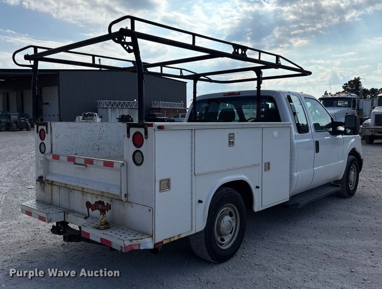 image for item EV3317 2012 Ford F250 Super Duty Extended Cab Utility Bed Pickup