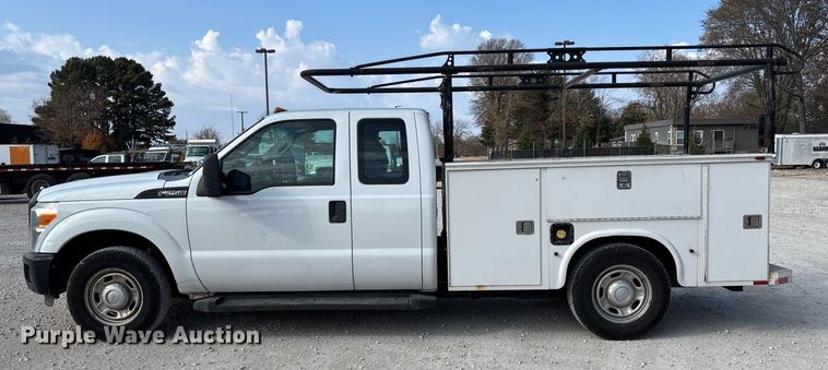 image for item EV3317 2012 Ford F250 Super Duty Extended Cab Utility Bed Pickup