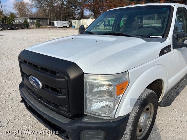 image for item EV3317 2012 Ford F250 Super Duty Extended Cab Utility Bed Pickup