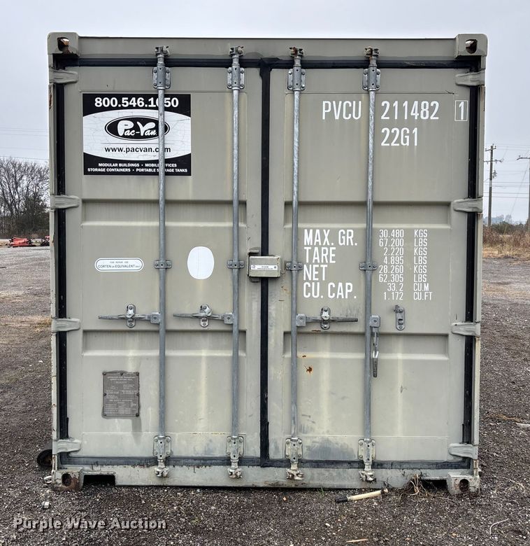 image for item EV3458 2013 Pac-Van TYC-113 shipping container