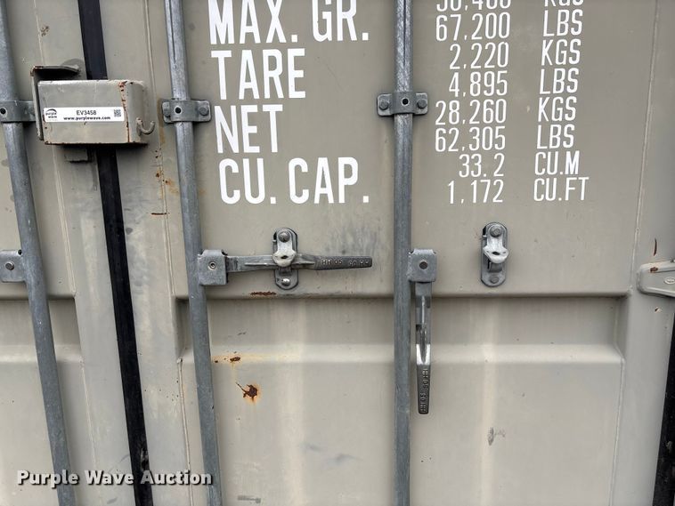 image for item EV3458 2013 Pac-Van TYC-113 shipping container