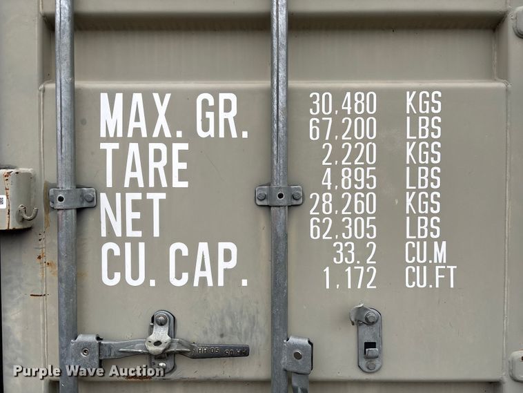 image for item EV3458 2013 Pac-Van TYC-113 shipping container