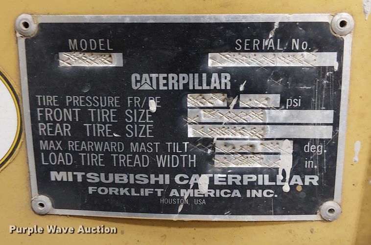 image for item FB4522 Caterpillar GC25 forklift