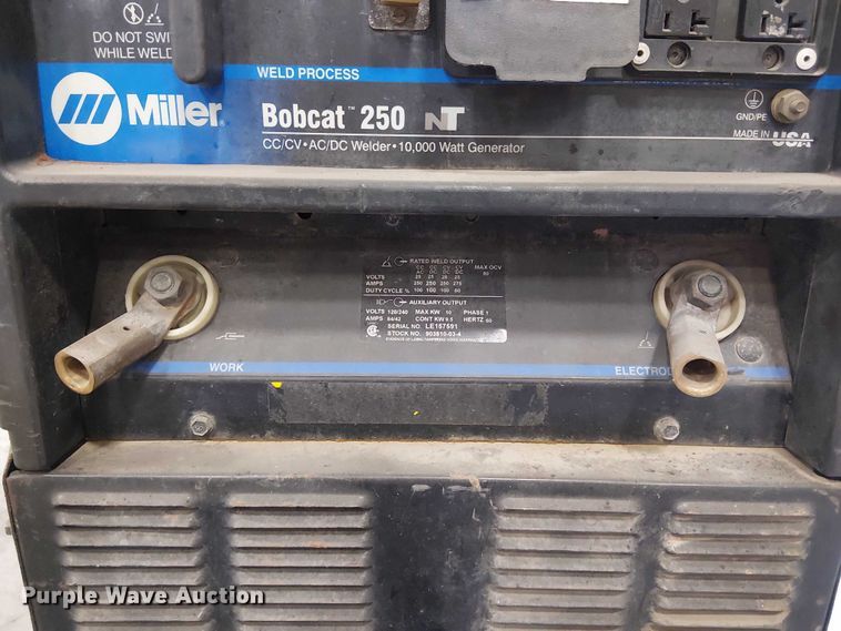 image for item FB4524 Miller Bobcat 250 welder