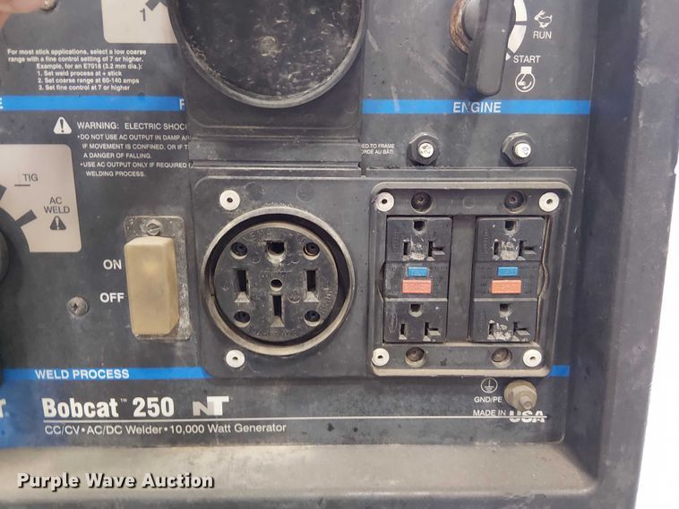 image for item FB4524 Miller Bobcat 250 welder