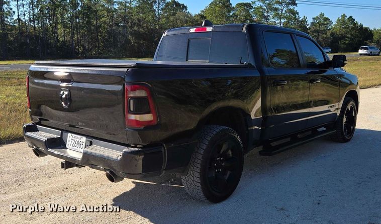 image for item FB9473 2019 RAM 1500 Big Horn Crew Cab pickup truck