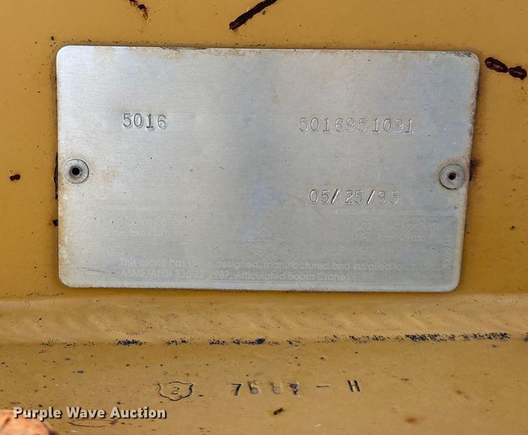 image for item FG1522 IMT 5016 crane