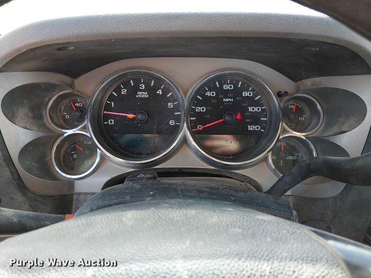 image for item FK0554 2011 GMC  Sierra 3500HD utility bed pickup truck