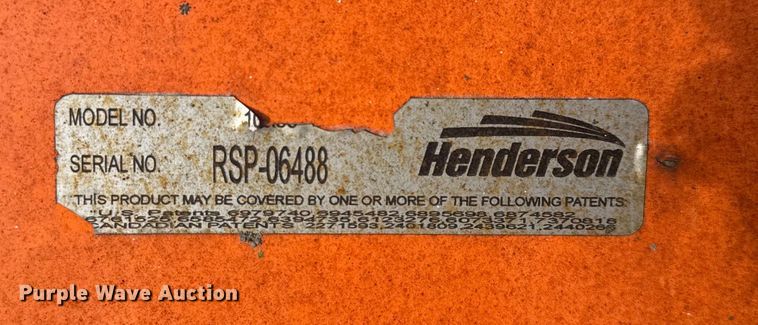 image for item FK0622 Henderson  Snow plow