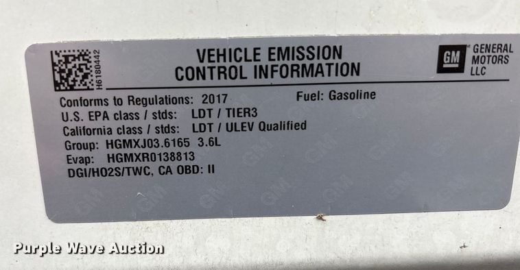 image for item FK1011 2017 GMC Terrain SUV