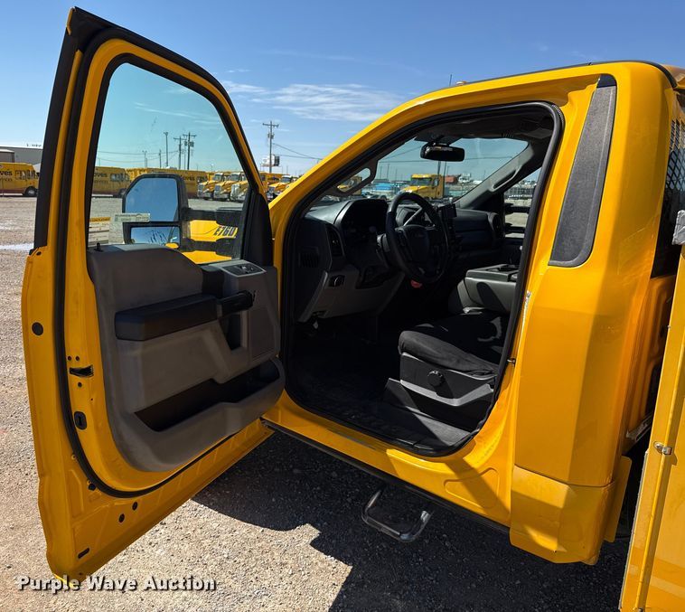 image for item GH9355 2019 Ford F350 Super Duty XL utility bed pickup truck